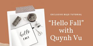 Easy “Hello Fall” Bullet Journal Tutorial
