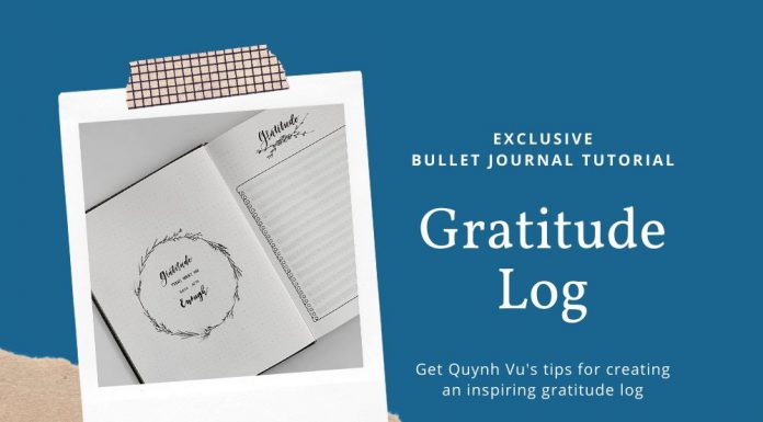 Tutorial: Gratitude Log for Bullet Journal