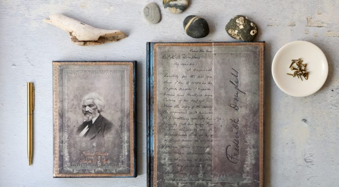Civil Rights Leader Frederick Douglass Celebrated on a New Embellished Manuscript Journal