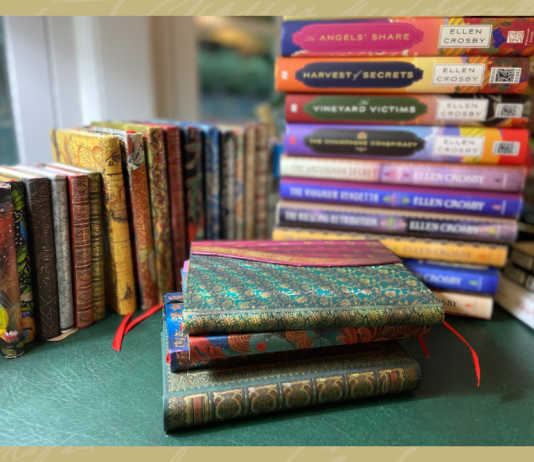 Peek Inside… Author Ellen Crosby’s Notebooks