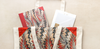 Discover Iconic Cockerell Marbled Paper Design with Our Rubedo Cover